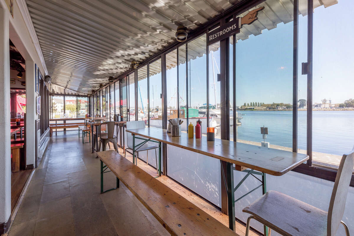 Cool down at this Oakland waterfront German restaurant