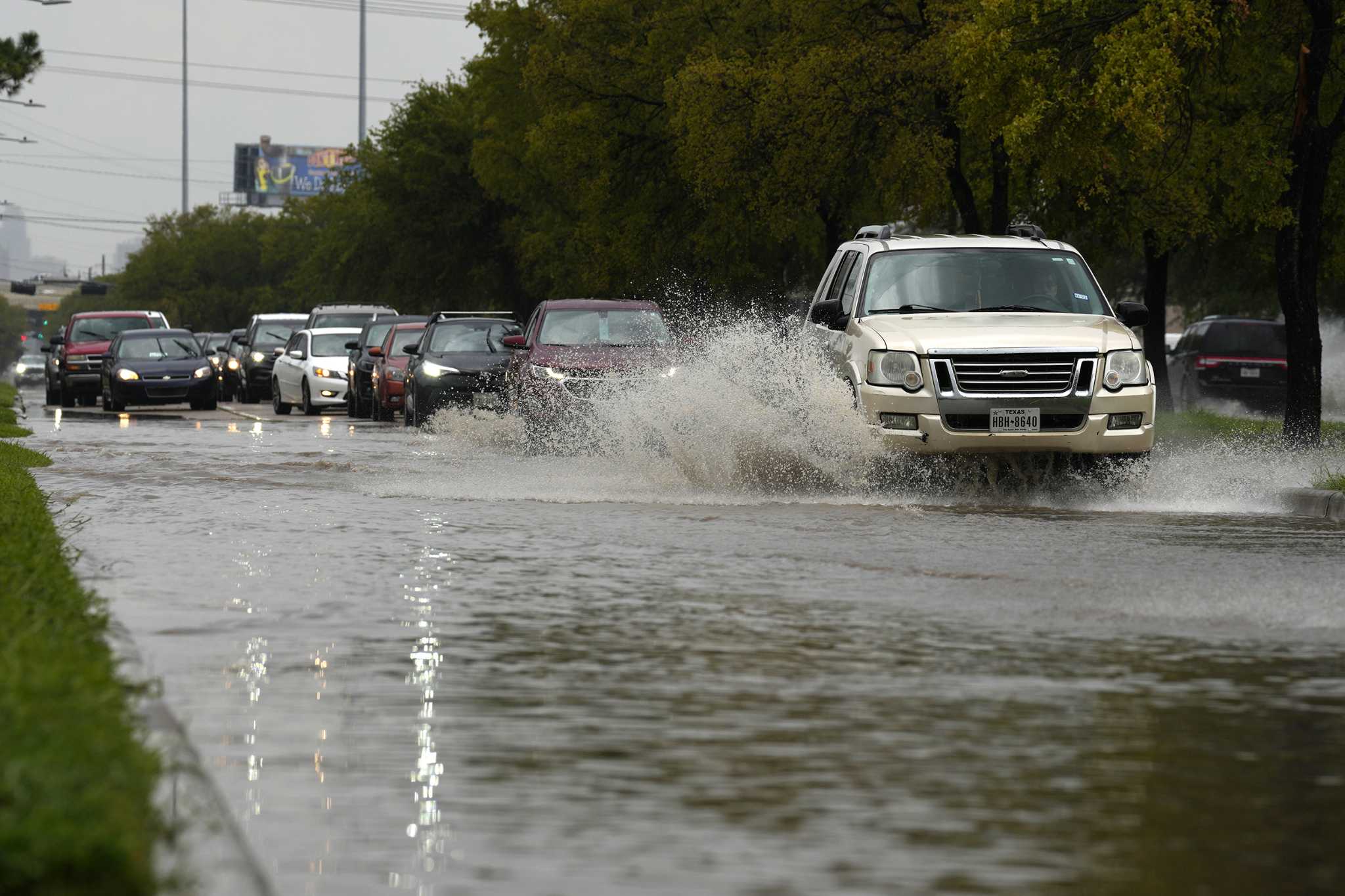 Houston Weather Flood Alert Issued Street Flooding Expected