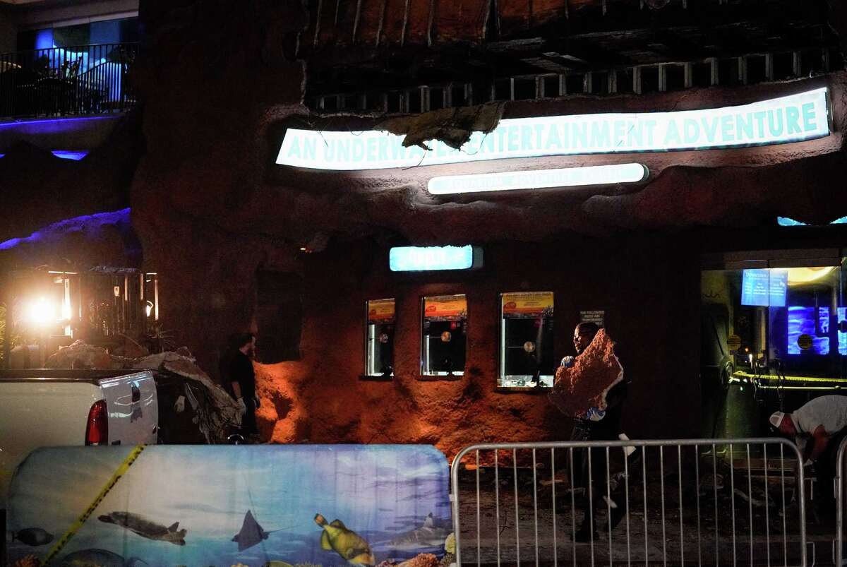 Woman injured in collapse at Downtown Aquarium, officials say