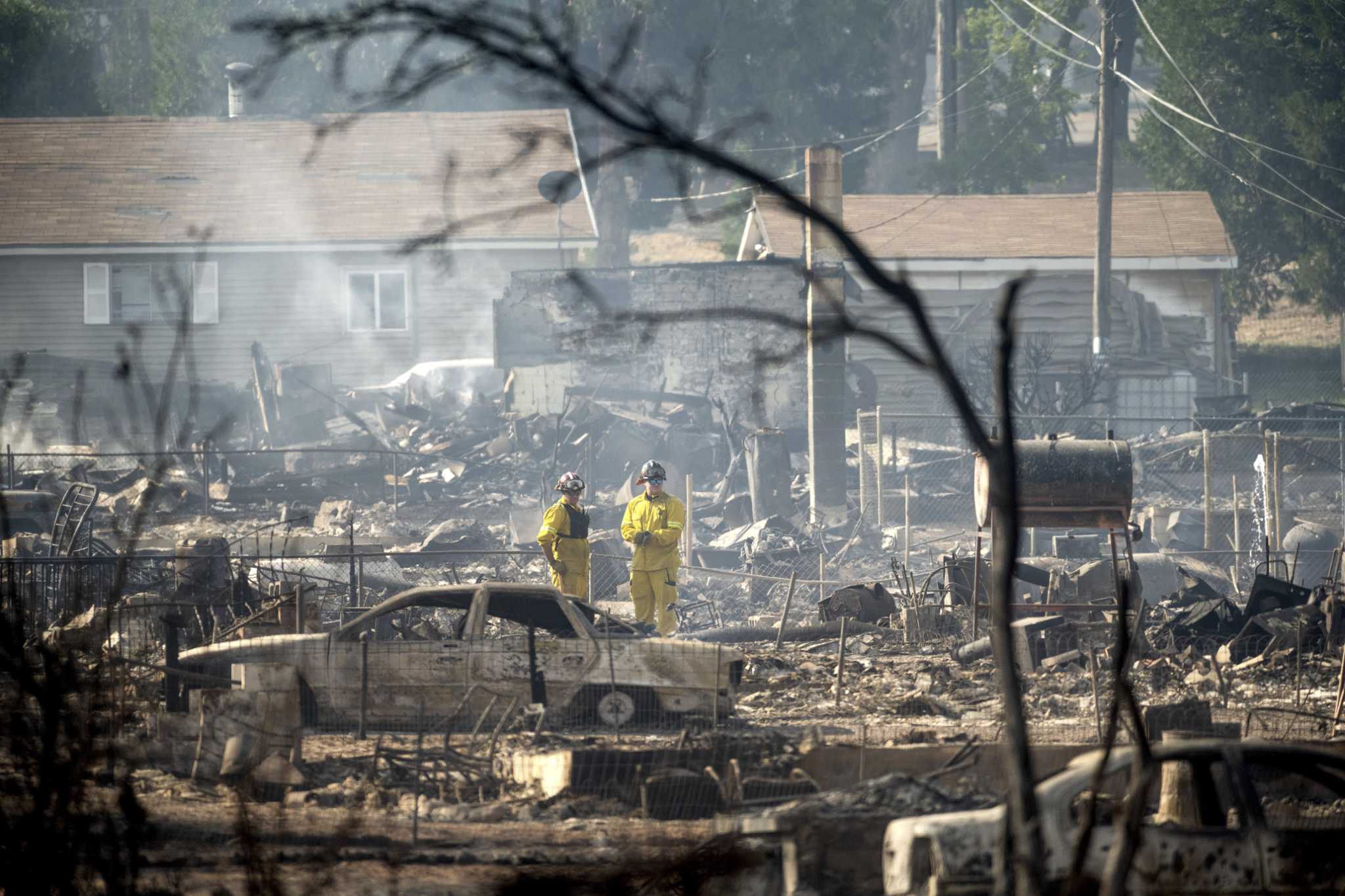 Photos show devastation California's Mill Fire left in its path