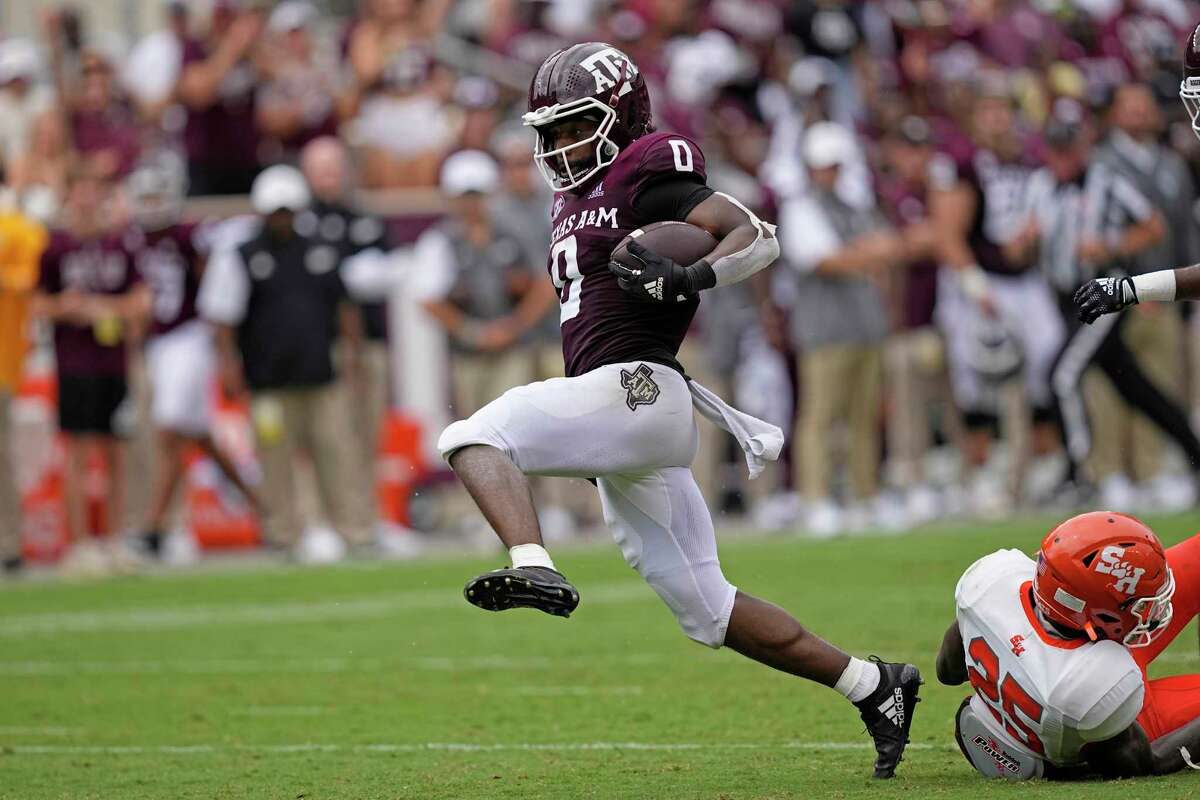 Texas A&M will be without one of its most indispensable players for the rest of the season as receiver Ainias Smith is done for 2022 with a leg injury.