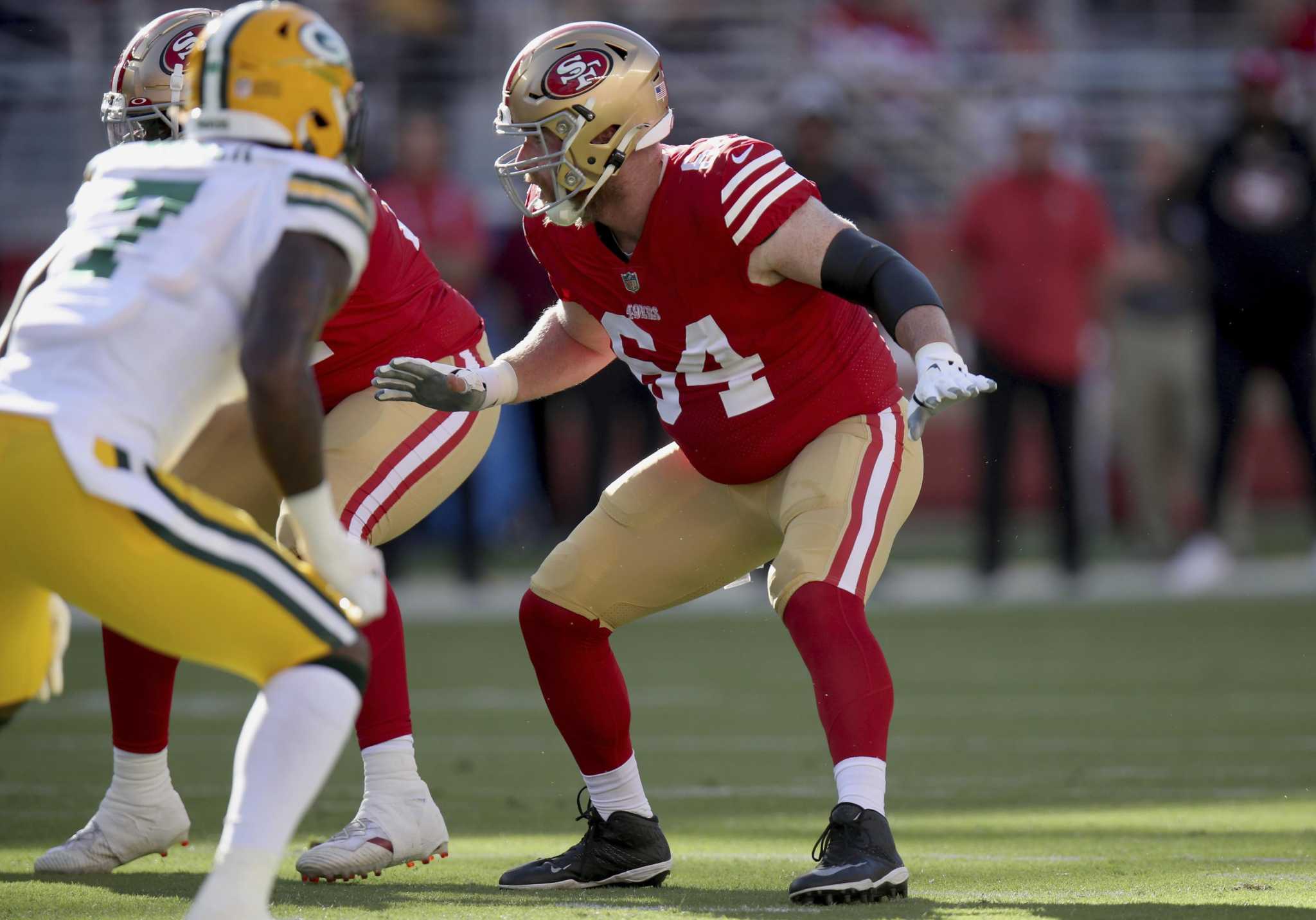 After sixyear wait, 49ers center Jake Brendel finally gets the call to