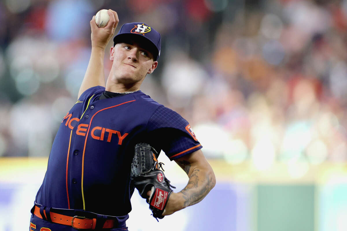 Houston Astros' Hunter Brown looks right at home in MLB debut