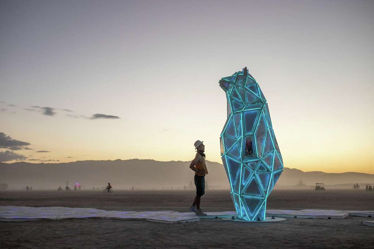 The Last Ocean by Jen Lewin of Brooklyn, New York at Burning Man 2022 in the Black Rock Desert of Gerlach, Nevada.