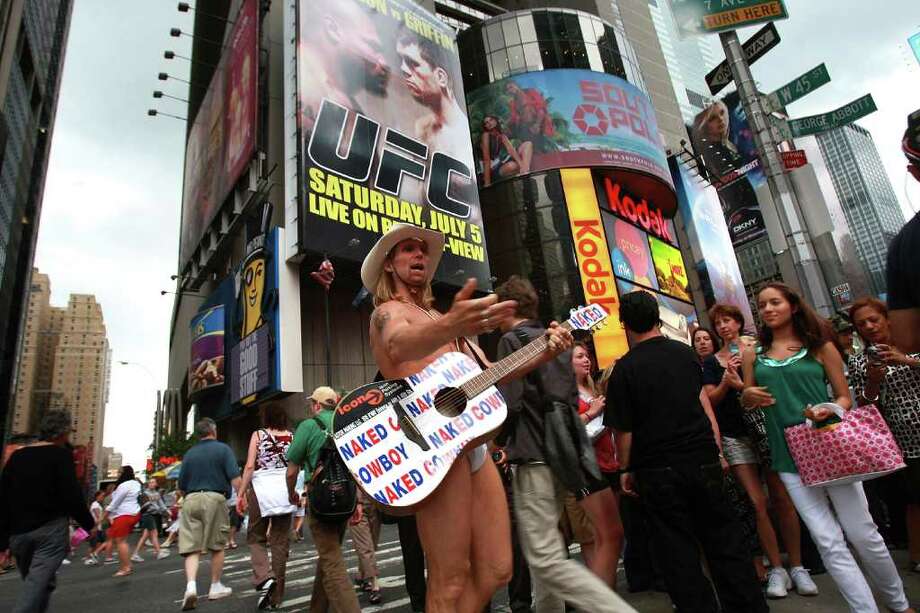 People: Robert Burck, The Naked Cowboy - NewsTimes