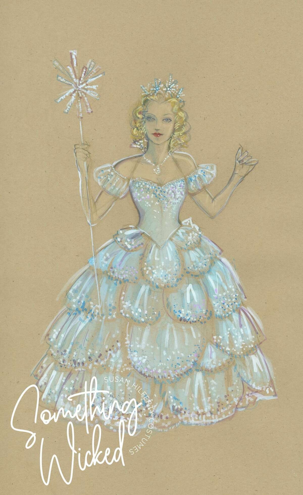 Susan Hilferty's design for Glinda the Good's bubble dress in the musical 
