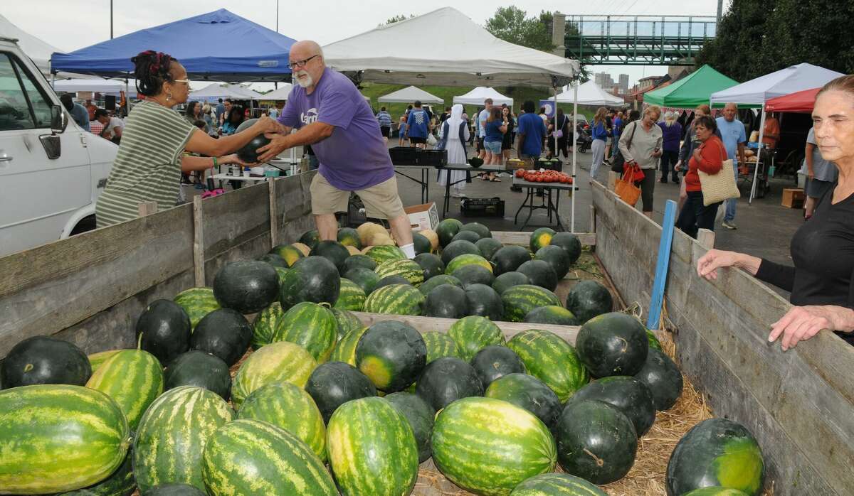 At 8 a.m., the Alton Farmers' & Artisans' market opens in the parking lot Landmarks Boulevard and Henry Street, near Riverfront Park with locally grown produce and items by area crafts people. The market is open until noon.
