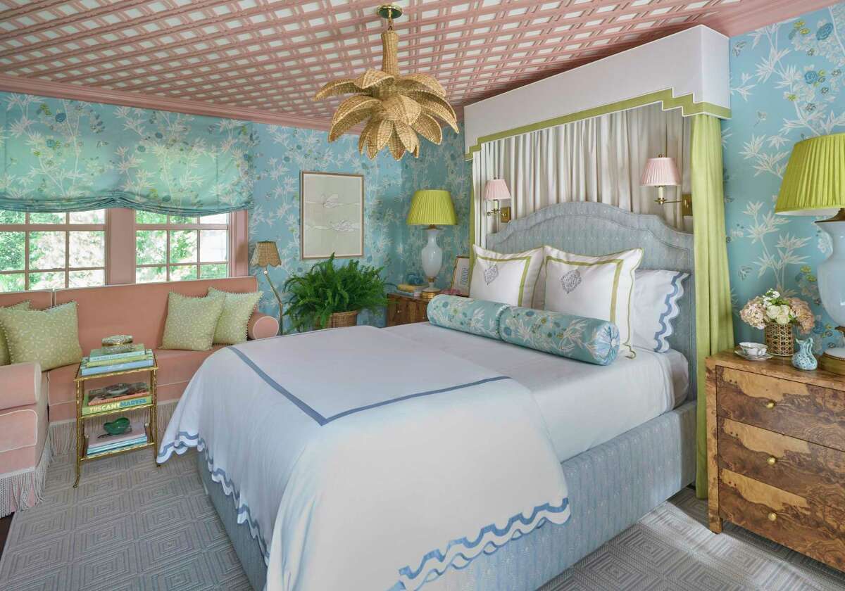 Houston interior designer Amy Kummer decorated a child's bedroom and bathroom in the 2022 Hampton Designer Showhouse that runs through Sept. 25, 2022.