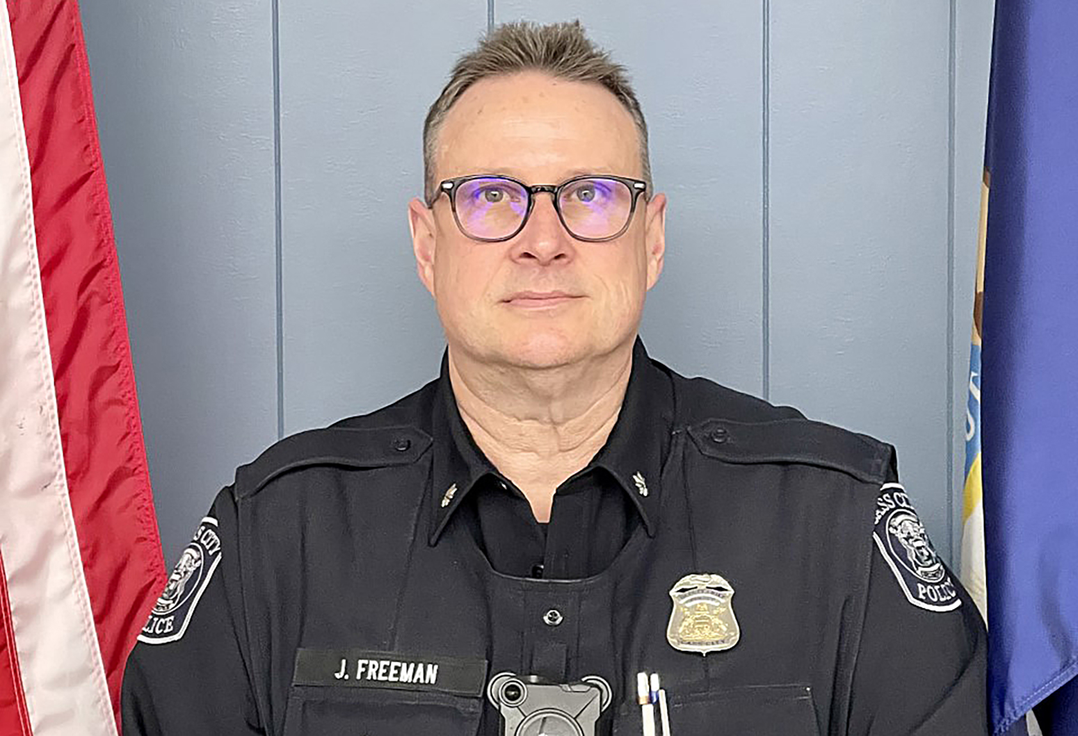 James Freeman, new police chief in Cass City, has lots of experience in