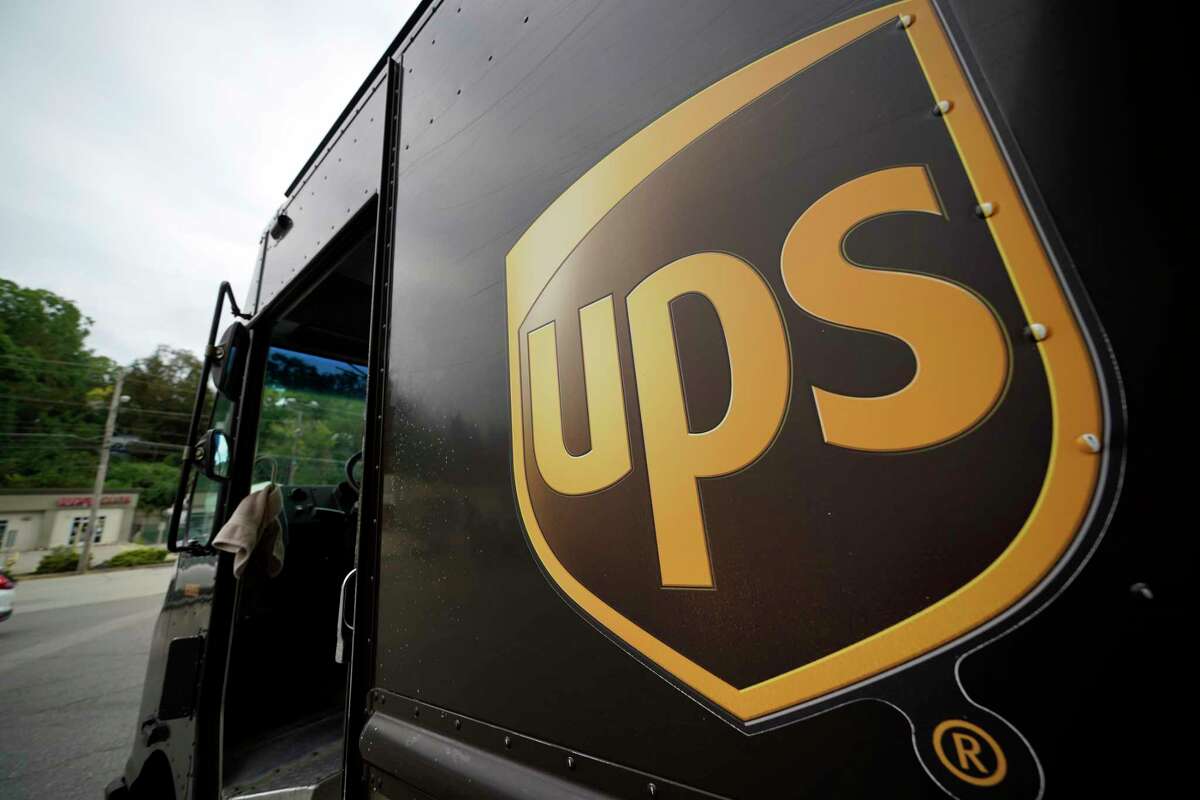 This is the UPS logo on the side of a delivery truck in Mount Lebanon, Pa., on Tuesday, Sept. 21, 2021. United Parcel Service said Wednesday, Sept 7, 2022, it plans to hire more than 100,000 extra workers to help handle an increase in packages during the critical holiday season. That’s similar to the holiday seasons of 2021 and 2020.