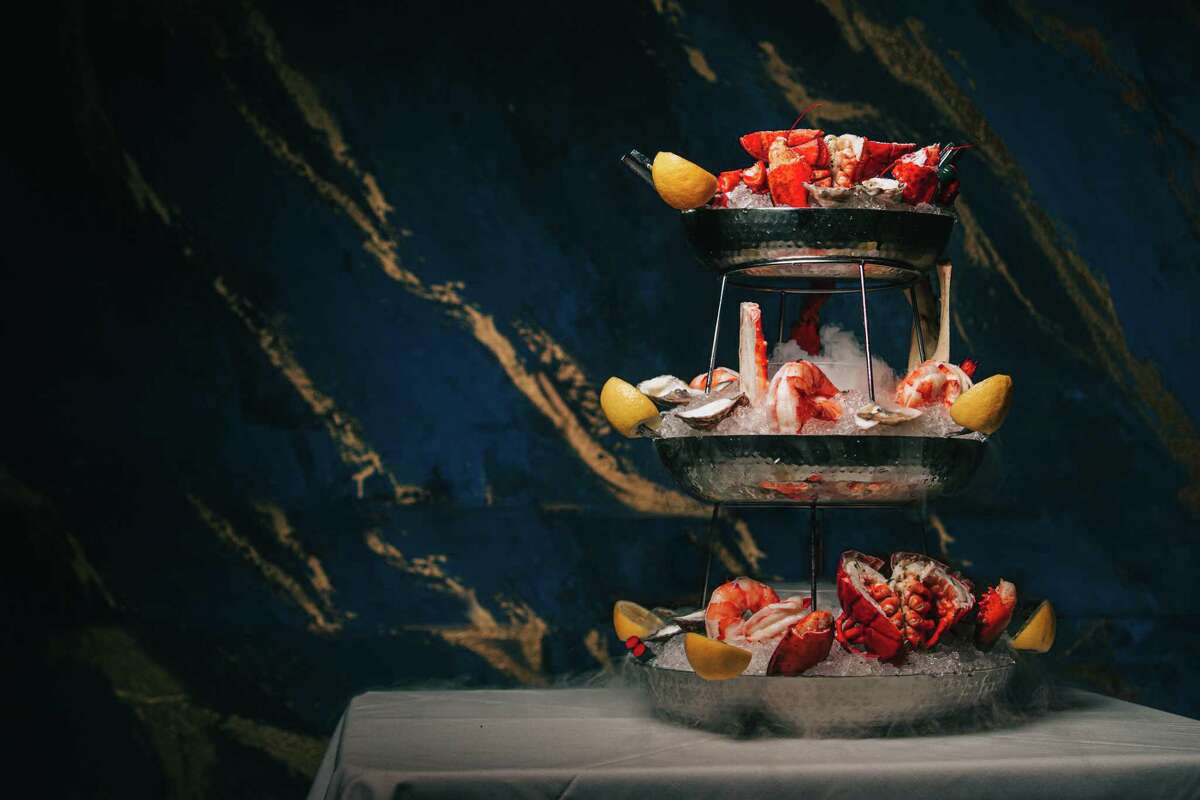 The seafood tower at Gatsby’s Prime Seafood is sure to win some hearts on Feb. 14.