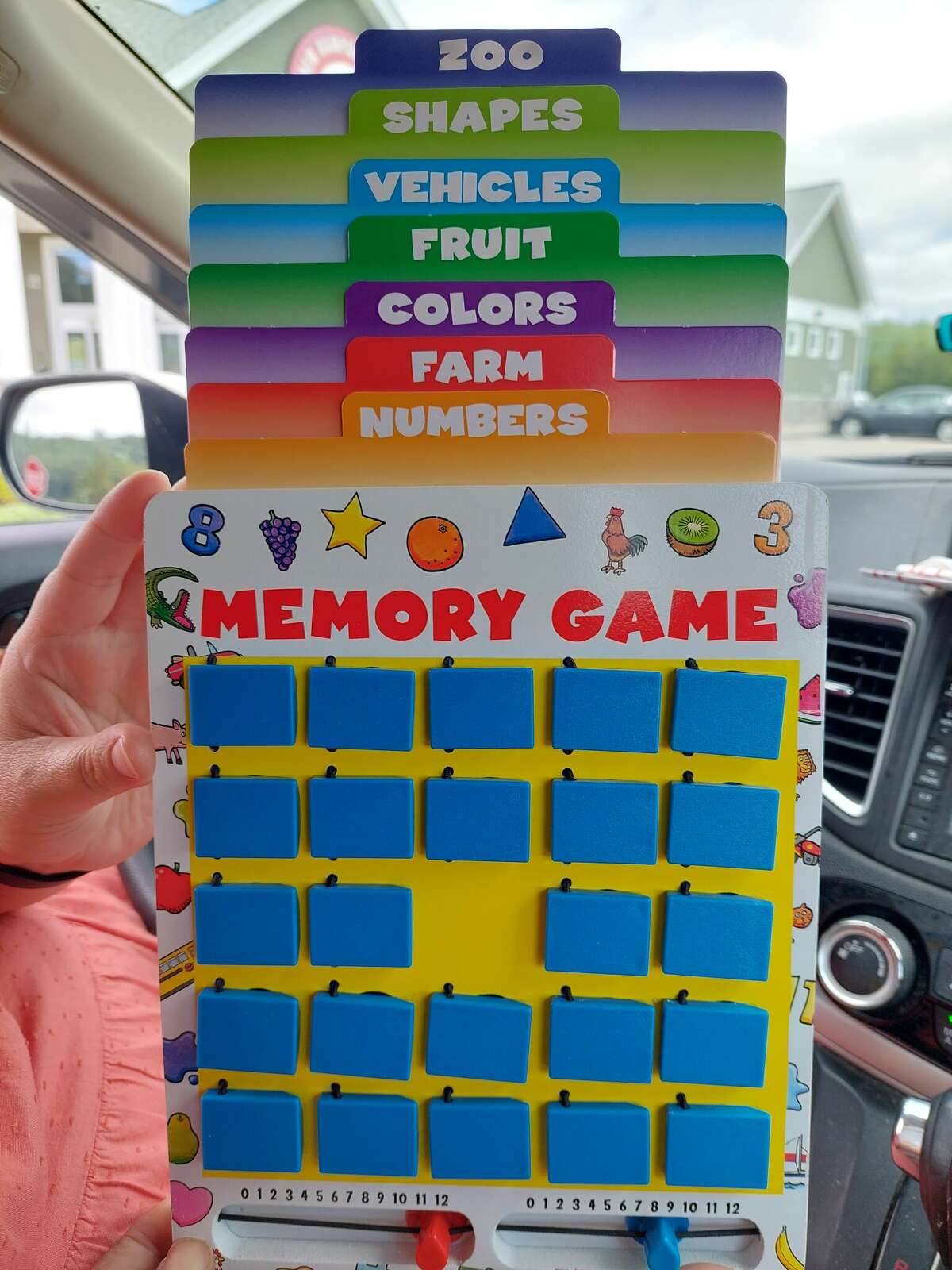 Melissa and Dove reveal to win the travel memory game