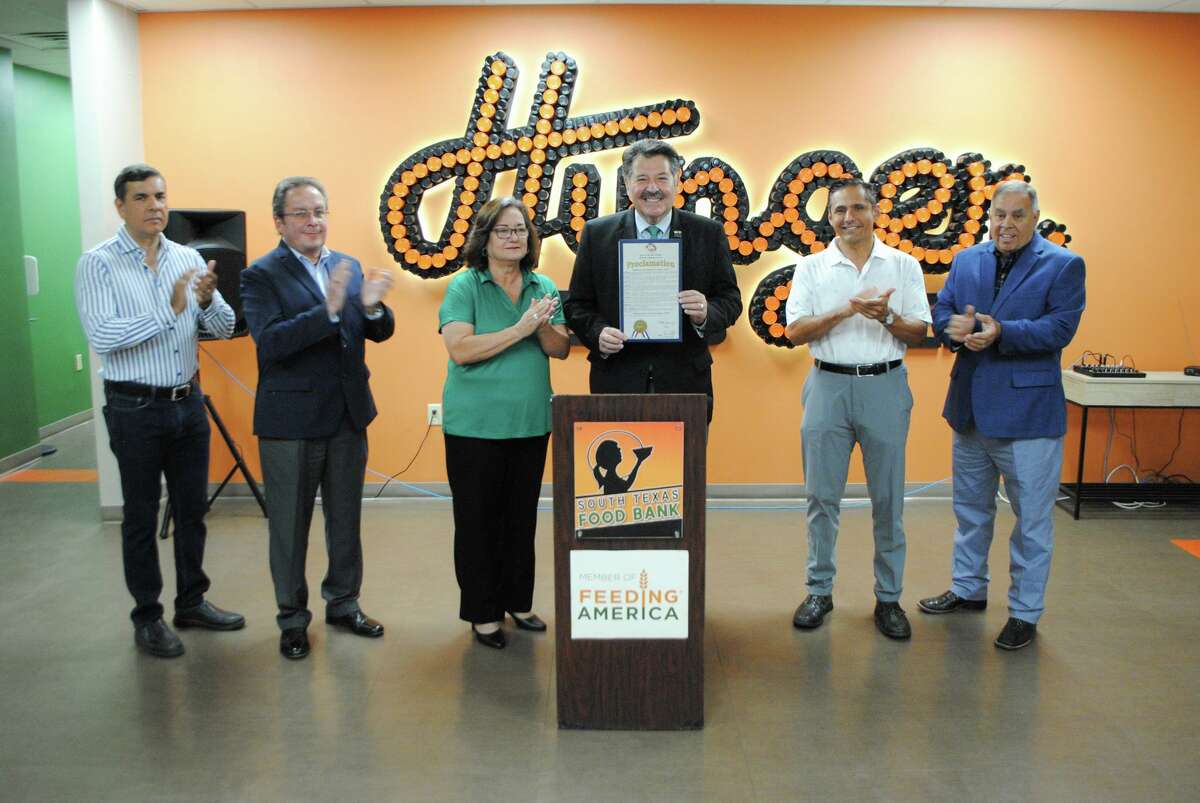 September was declared Hunger Action Month by the City of Laredo and South Texas Food Bank on Tuesday, Sept. 6, 2022.