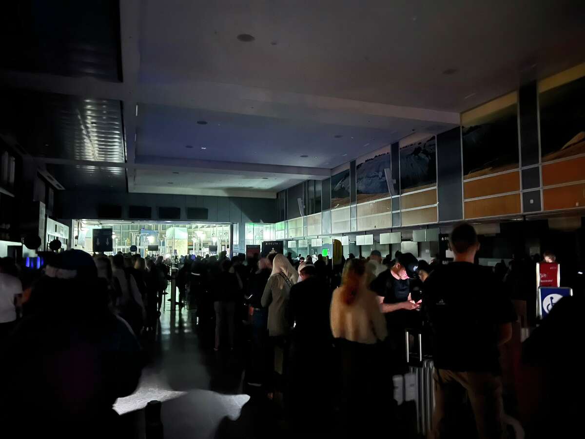 Power was out for nearly three hours at Austin-Bergstrom International Airport, causing delays and massive traffic jams south of downtown.