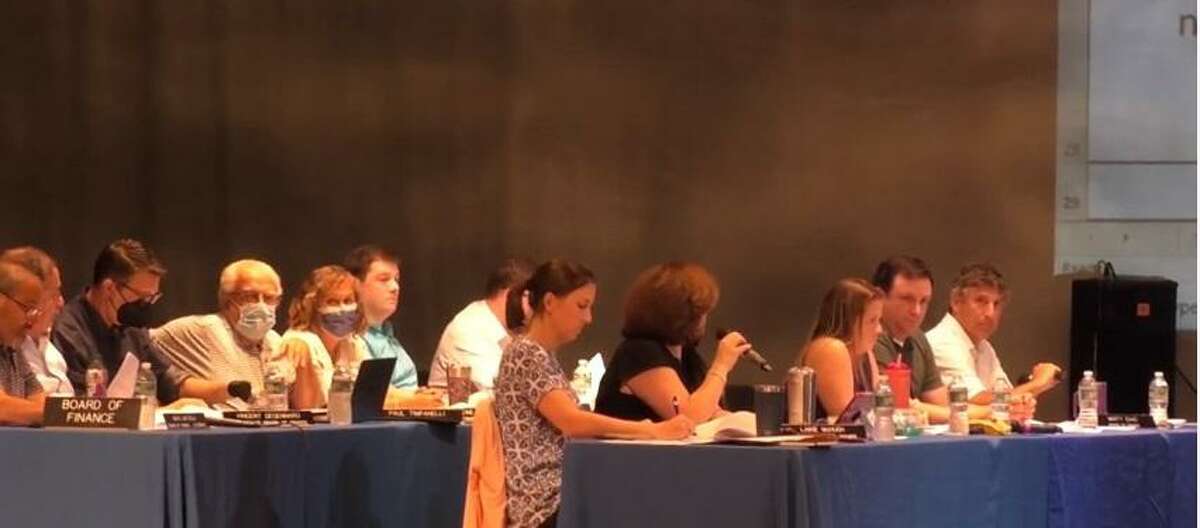 A joint meeting of the Trumbull Town Council and Board of Finance took place Sept. 1 in the Trumbull High School auditorium. The meeting was to discuss how to use the remaining funds from the town’s funding allocation under the American Rescue Plan Act.