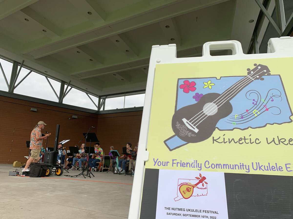 Kinetic Ukes, an ensemble of ukulele players in Connecticut, and the Simsbury Meadows Performing Arts Center are presenting the 2022 Nutmeg Ukulele Festival. 