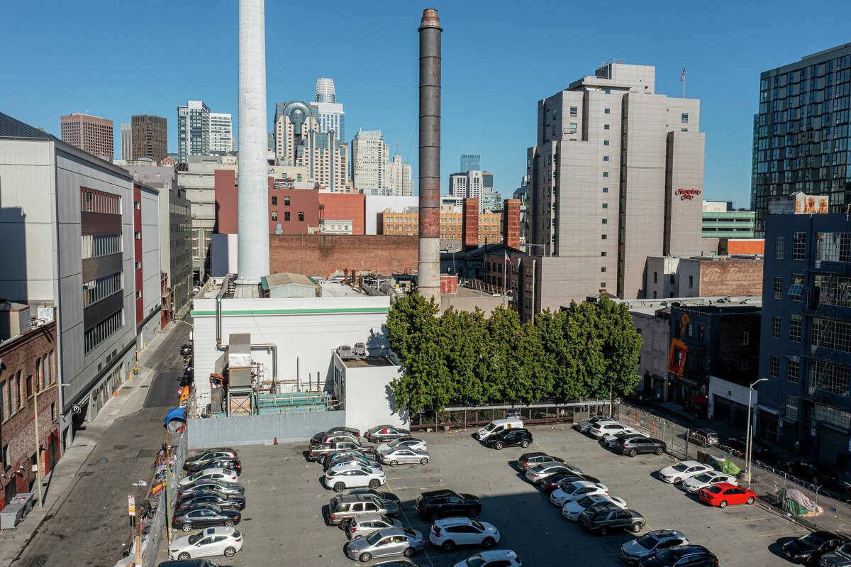 Parking lots such as the one at 469 Stevenson St. in San Francisco take up valuable land and leave fewer resources for housing.