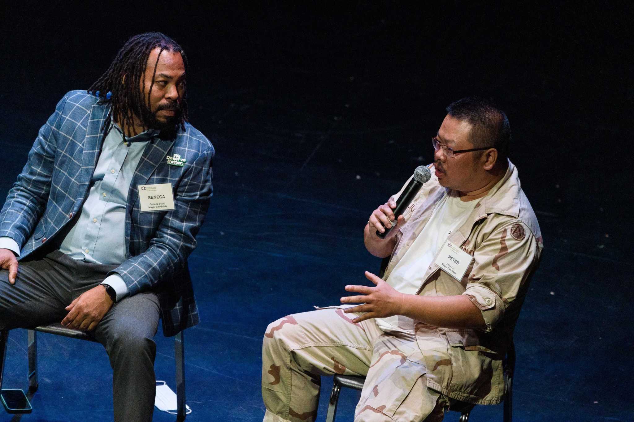 Two Oakland mayoral candidates arrested last year for brandishing guns
