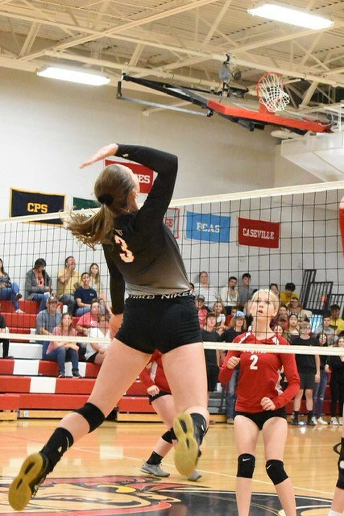 Owendale-Gagetown's Shelby Bowers on a kill.