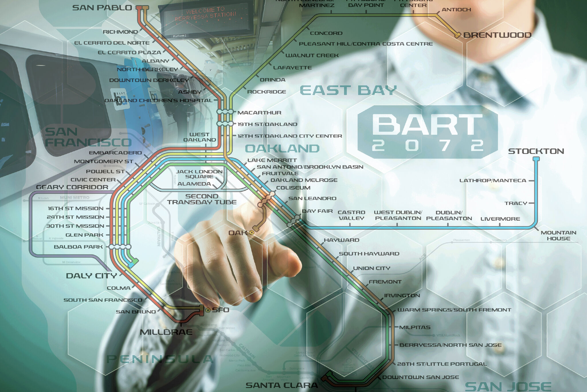 Where will BART take the SF Bay Area 50 years in the future?