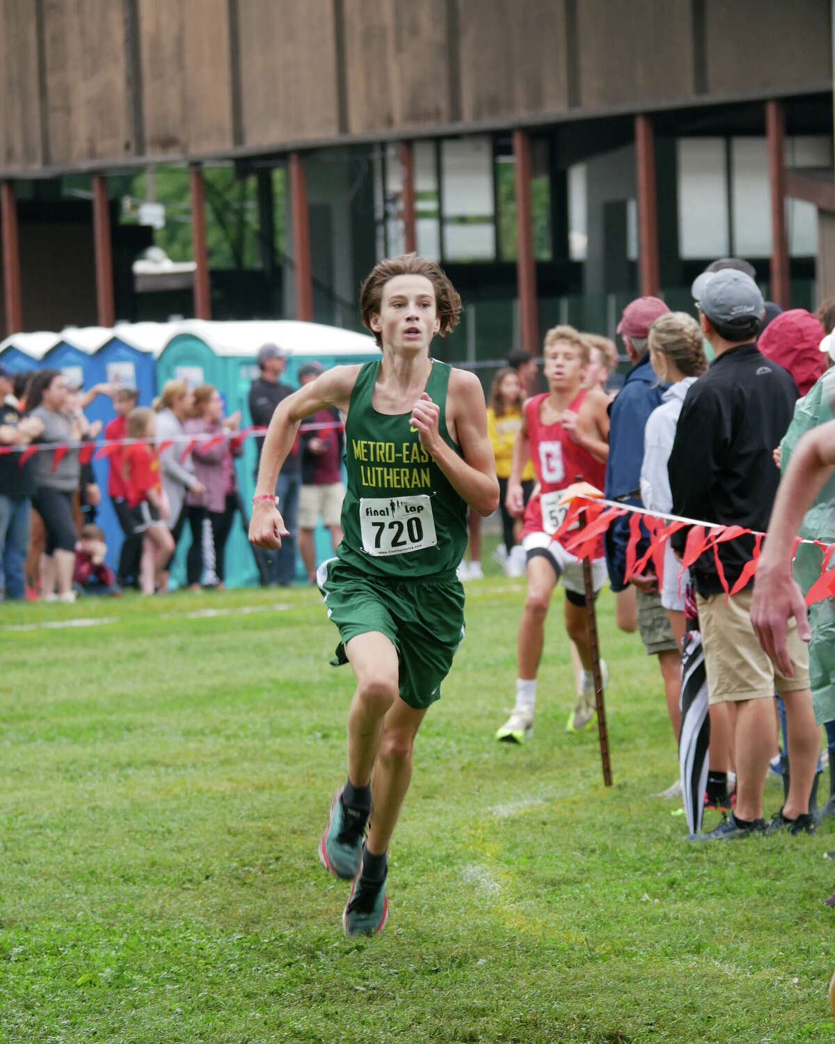 Metro-East Lutheran freshman Max Weber finished first at the Southwestern Twilight Meet with a time of 17:01. 