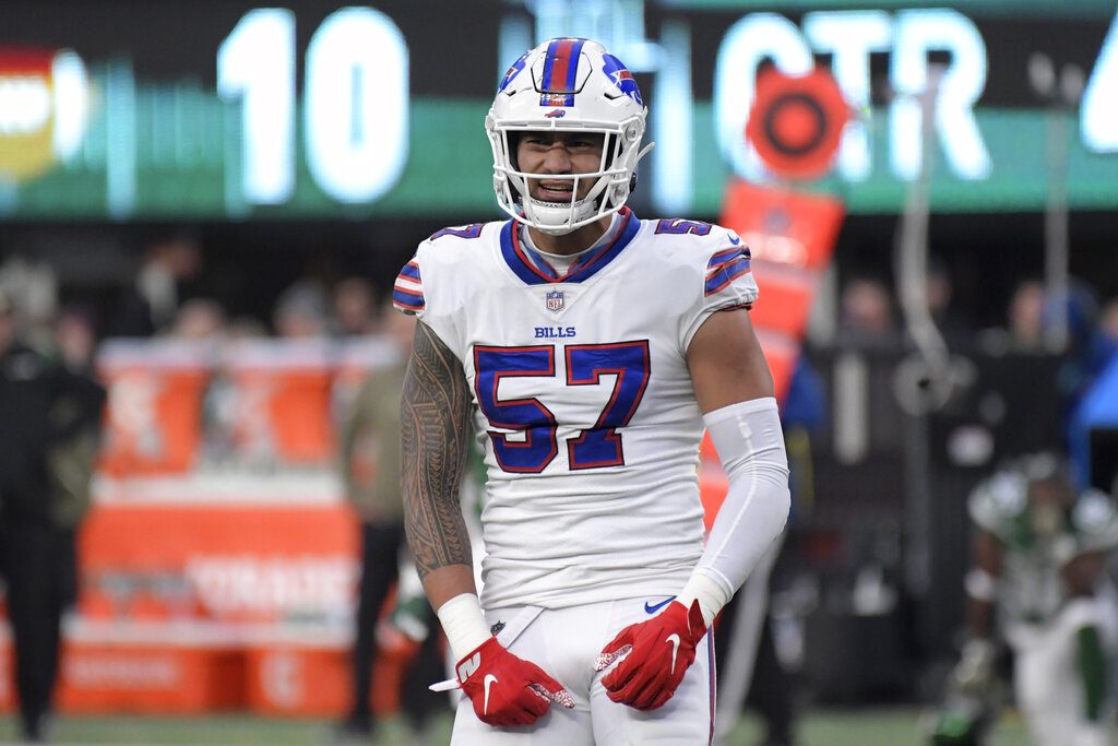 AJ Epenesa sacks Stafford in Bills rout of Rams