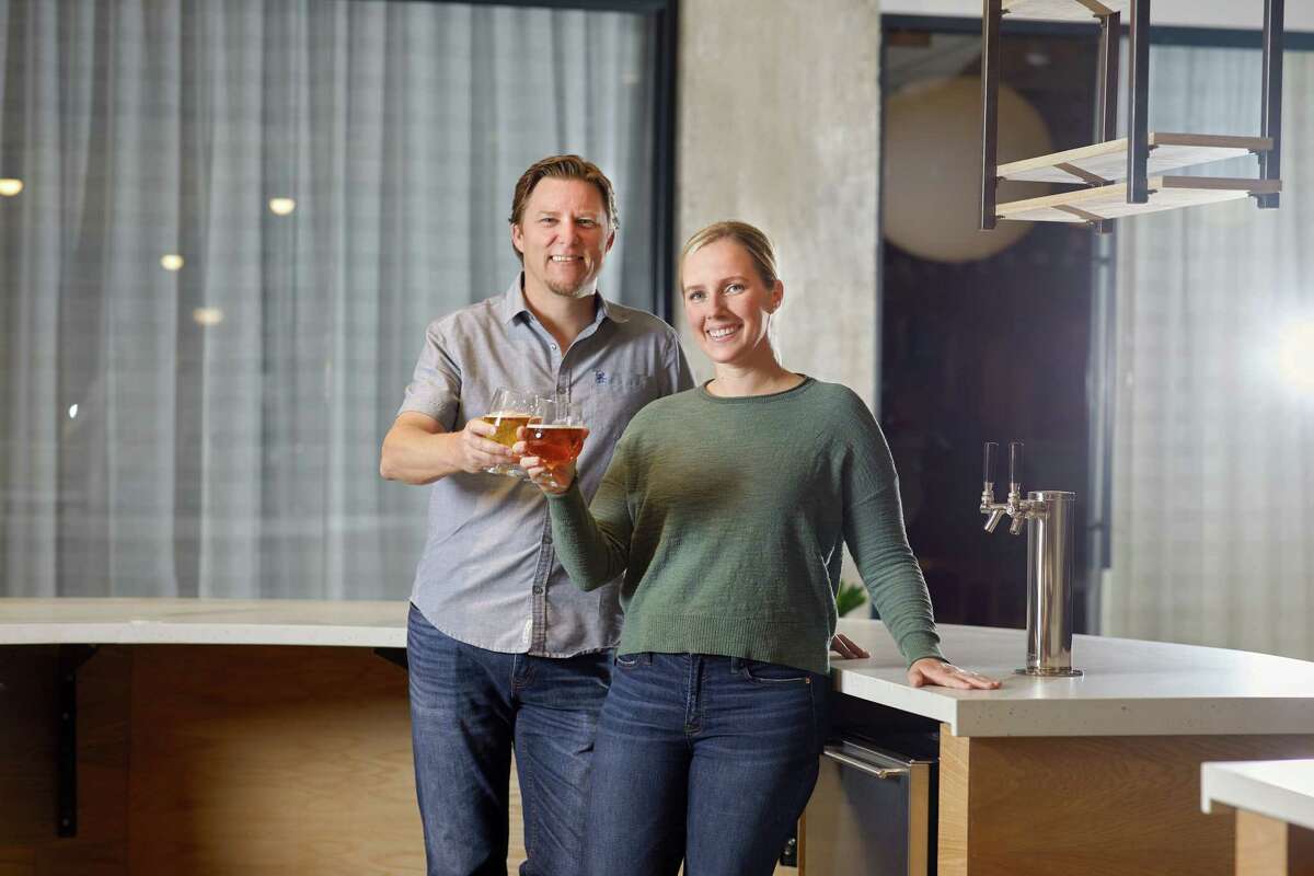 Adam Cryer and Sarah Pope, co-founders of Baileson Brewing Co., are opening  Second Draught, a new taproom at The Ion, 4201 Main.