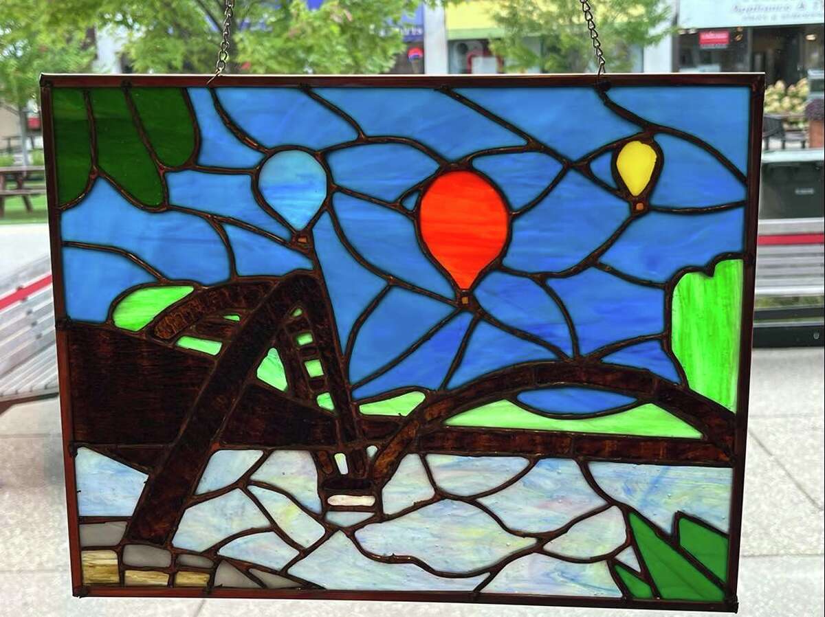 Clark of Midland, Michigan creates Tridge stained glass for St