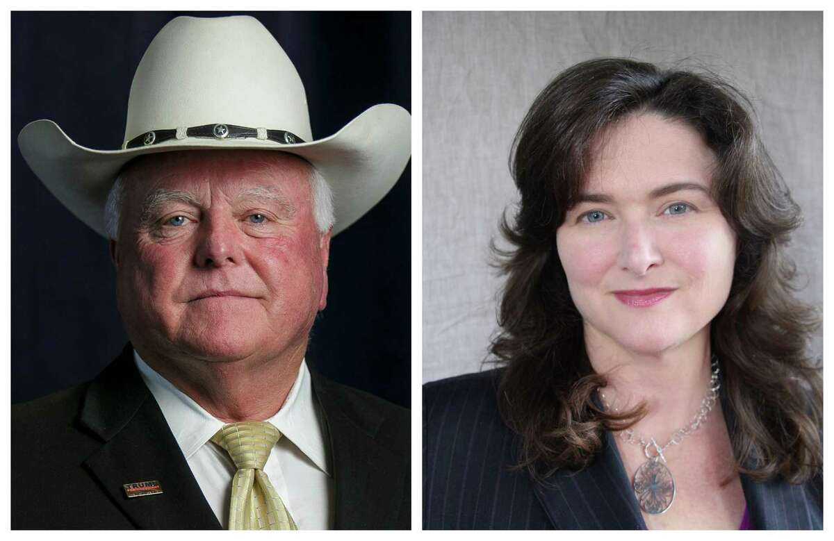 Republican Texas Agriculture Commissioner Sid Miller and Democratic challenger Susan Hays.