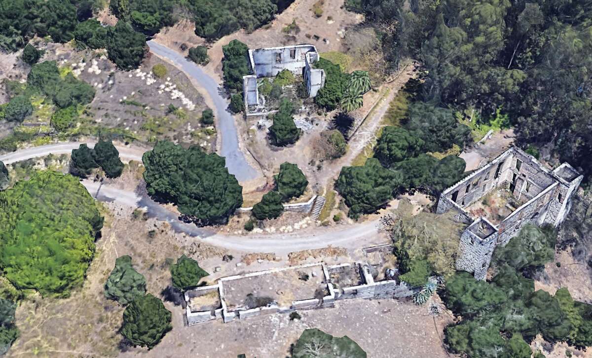 A Google Earth view of the former Napa Soda Springs Resort.
