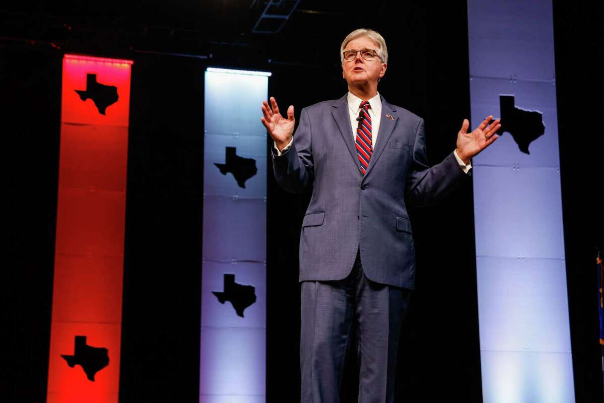 Story photo for Dan Patrick launches new attack ad against Mike Collier