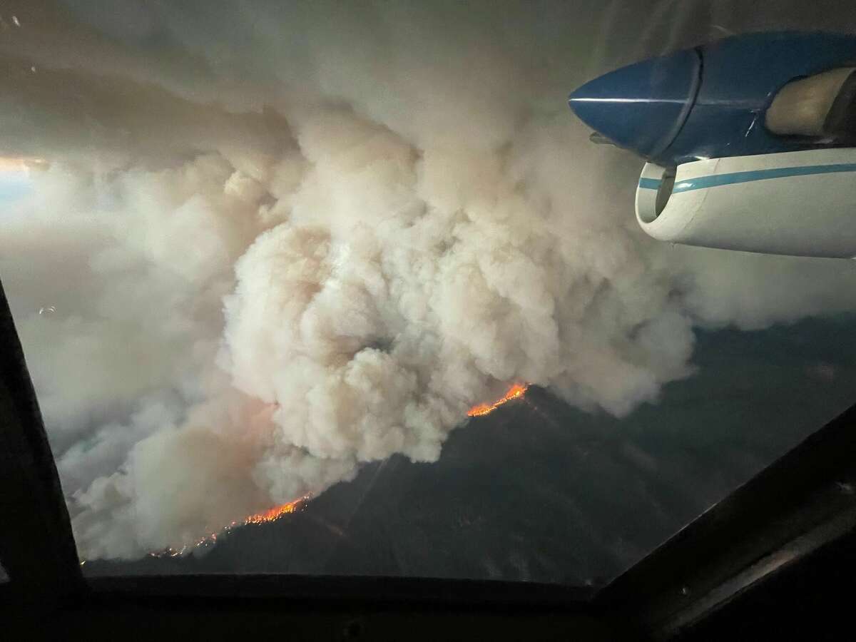 Researchers with NOAA, San Jose State and the University of Nevada conducted research on the massive fire cloud emitted by California's Mosquito Fire on Sept. 8, 2022.