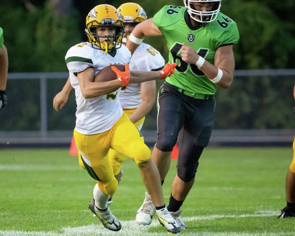 Ravena excels in dominating Class B football road win at Schalmont