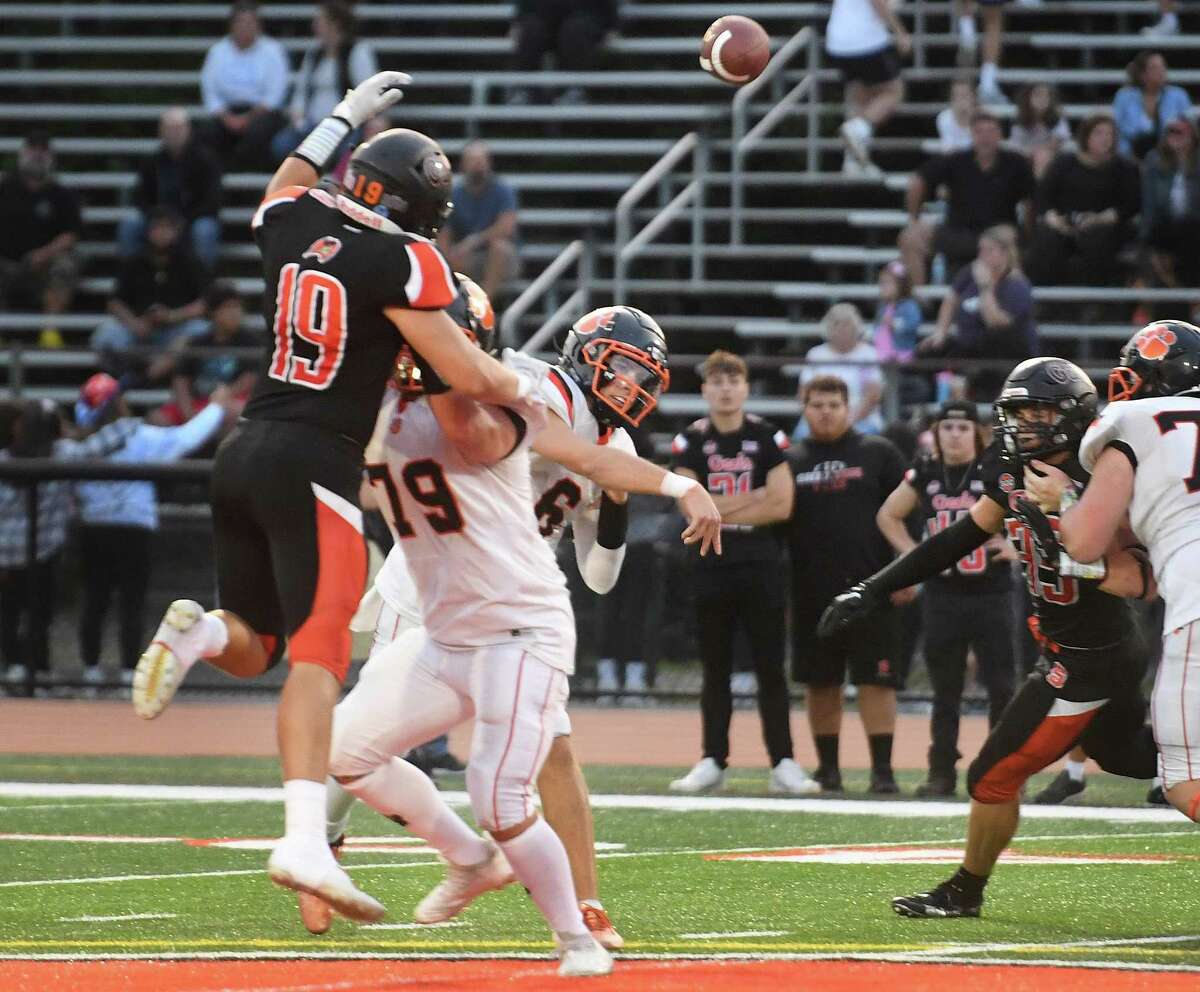 Shelton's defense had five interceptions in the win over Ridgefield