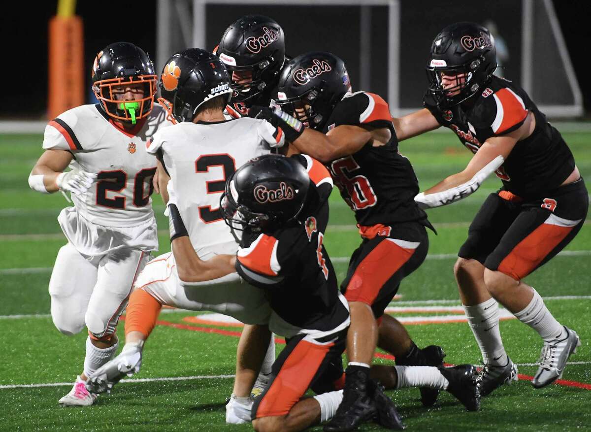 Shelton's defense had five interceptions in the win over Ridgefield