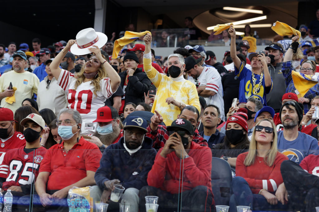 Huge 49ers Contingency Makes Presence Felt At SoFi Stadium vs. Rams -  Sports Illustrated LA Rams News, Analysis and More