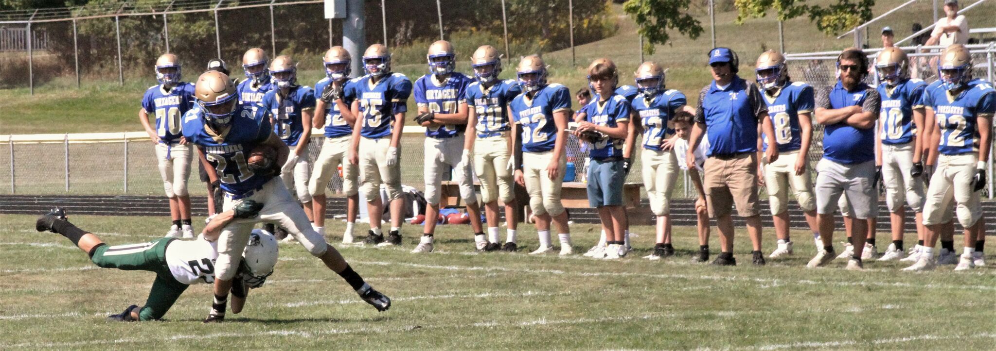 Analyzing how far Onekama football will travel to end the season