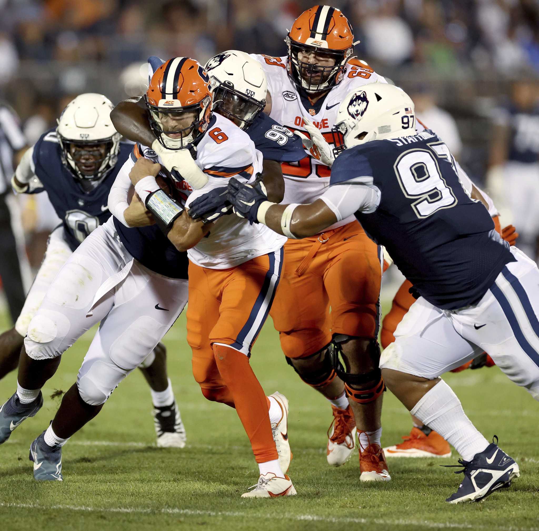 UConn loses to Syracuse and starts brutal stretch at Michigan.