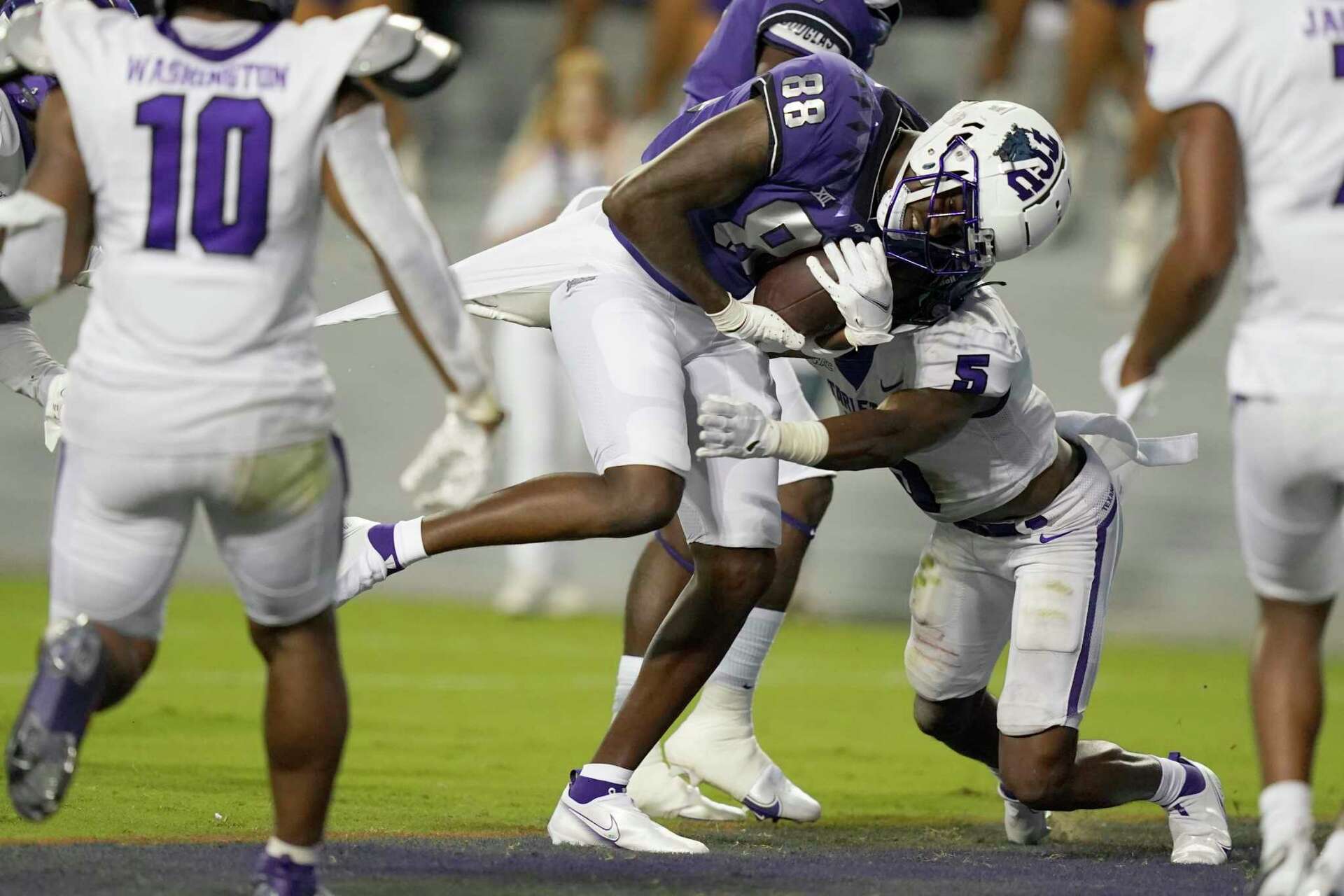Max Duggan, Texas Christian Horned Frogs beat Tarleton State