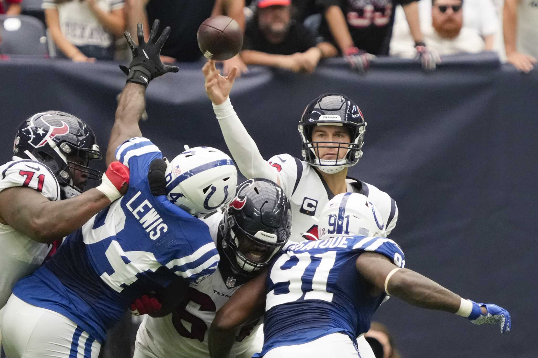 Texans Week 1 How Houston fell to a tie with the Colts