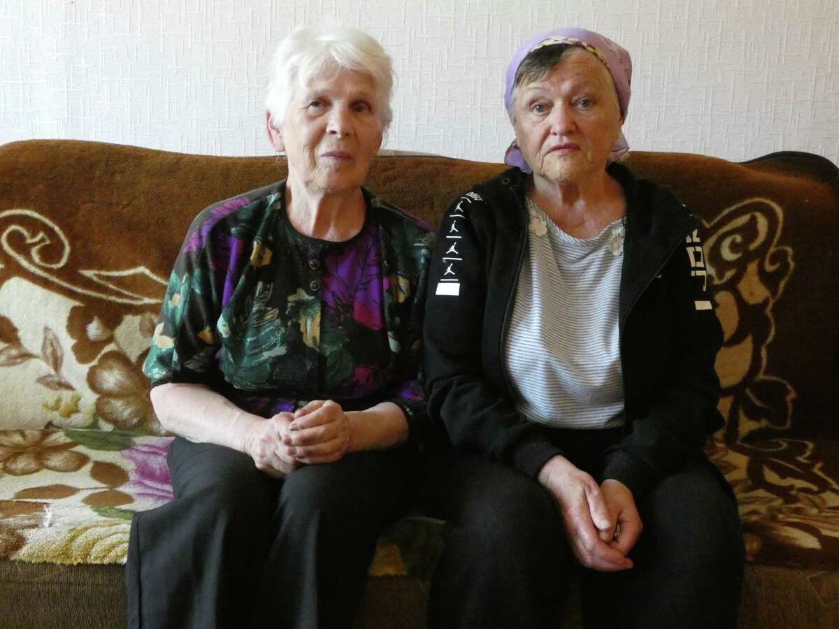 Tatyana Marchenko and Olga Shevchenko fled to Poland after Russia invaded Ukraine in February. The longtime friends returned to the city of Irpin, Ukraine, after Russian forces withdrew from the area in the spring.