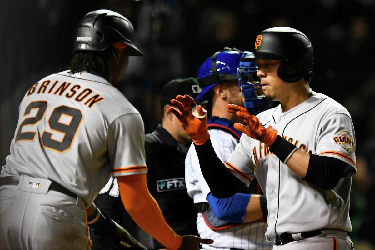 San Francisco Giants' Wilmer Flores against the Oakland Athletics during  the first inning of a baseball game Wednesday, July 26, 2023, in San  Francisco. (AP Photo/Godofredo A. Vásquez Stock Photo - Alamy