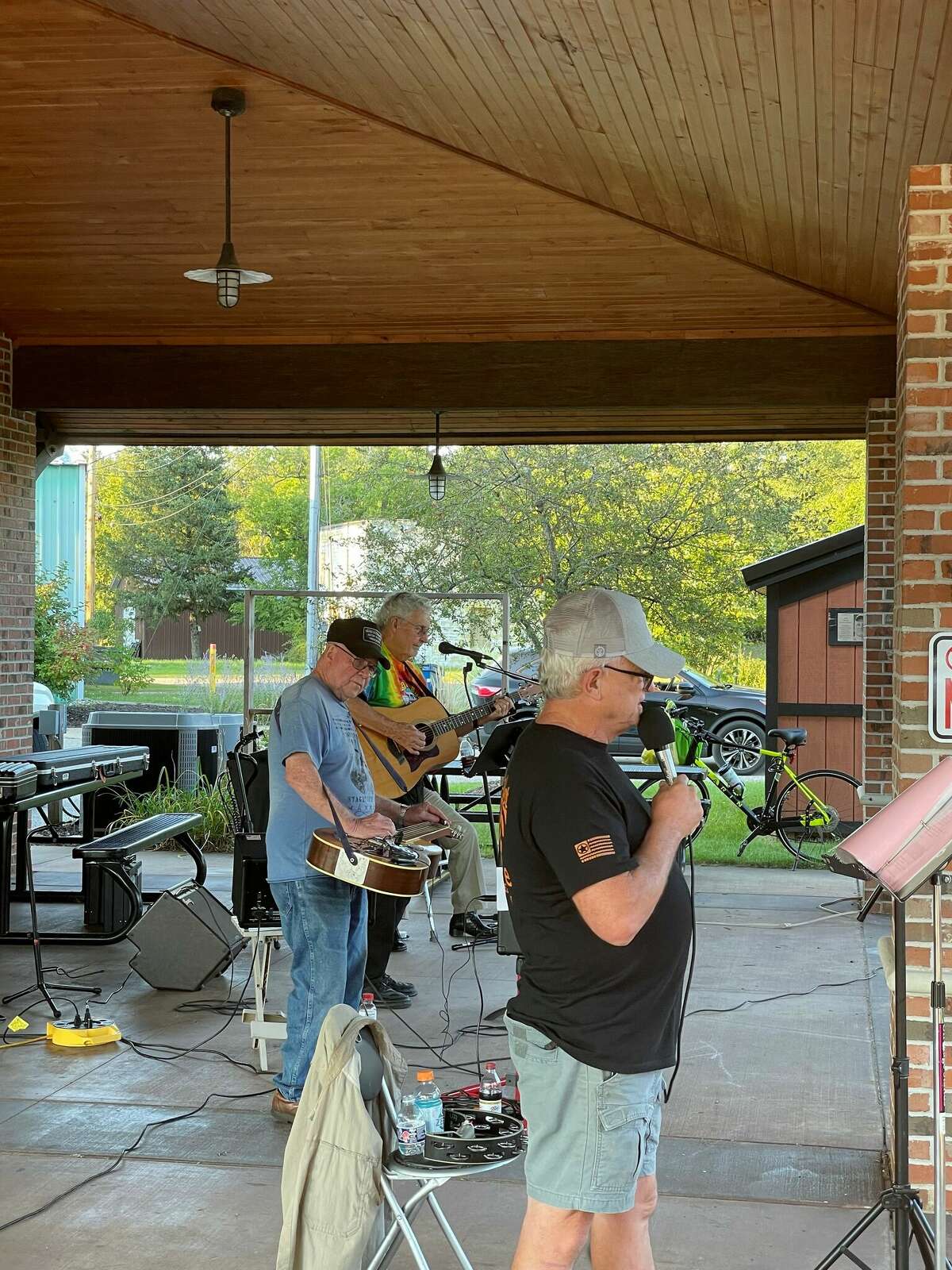 Peter Jordan and His Fun-Lovin' Crowd rocked out for the last night of Reed City's free Music at the Depot nights.