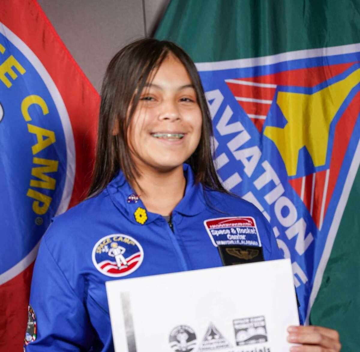 Norwalk's Brien McMahon student Maria-Cecilia Rivera, known as "Marcie," spent part of her summer at space camp in Alabama learning about space and engineering.