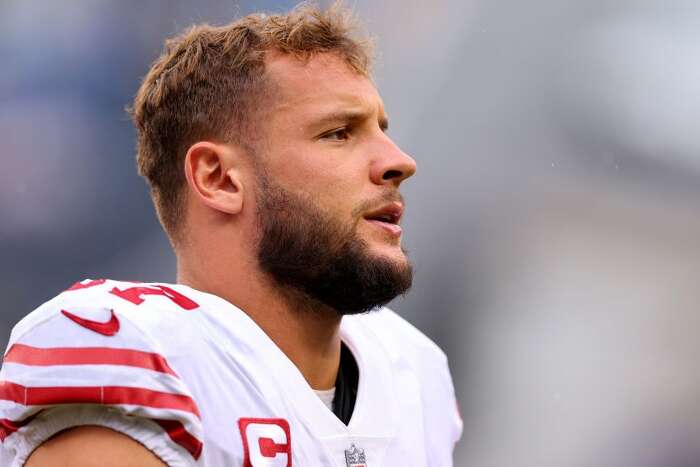 Annoying' 49ers loss to Bears frustrates Nick Bosa after flurry of  penalties – NBC Sports Bay Area & California