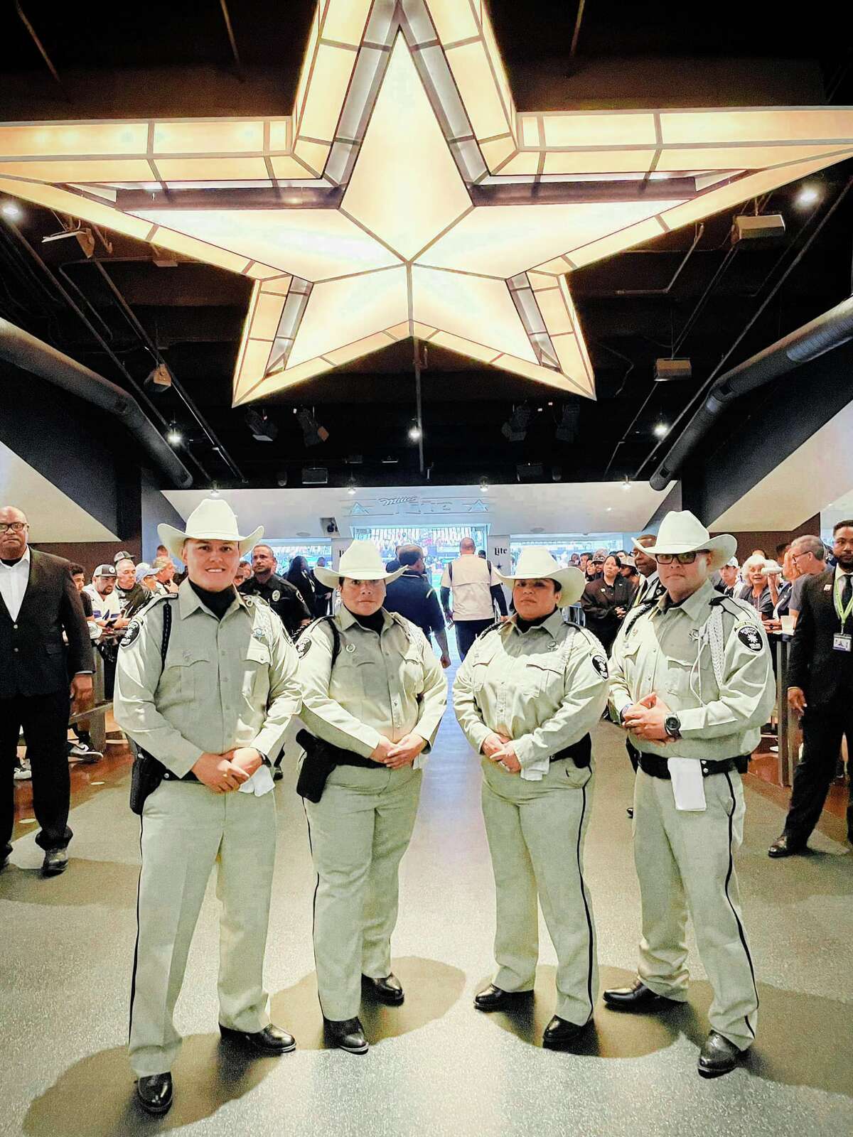 Midland County Sheriff's Office Honor Guard part of Dallas Cowboys national  anthem