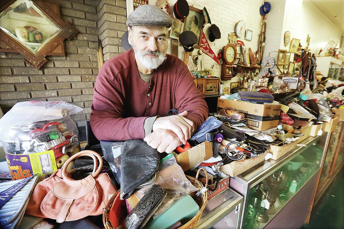 James Heinemeier, the owner of J&P's Edelweiss antique shop at 435 E. Broadway in Alton, is retiring Sunday, Oct. 30.