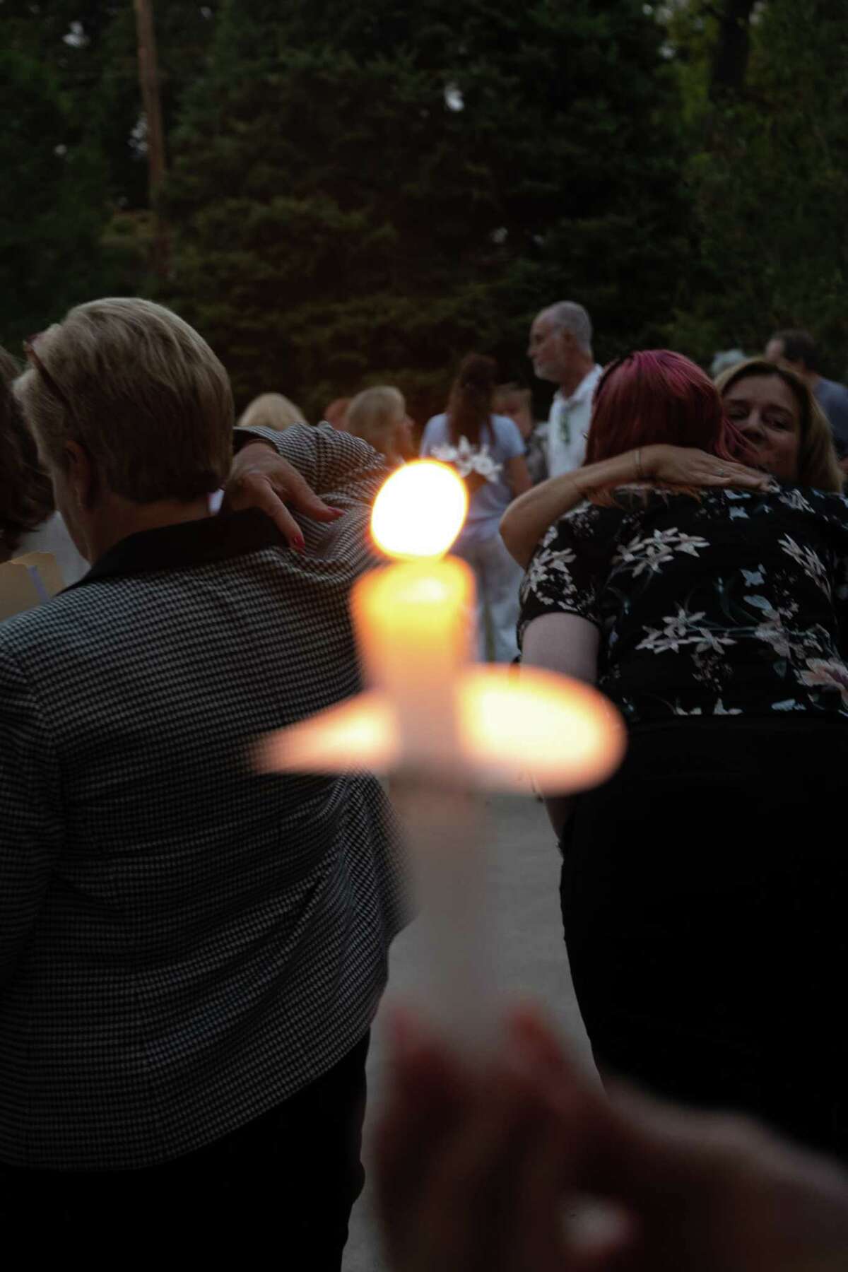 The second annual “A Night to Shine Your Light” took place Friday, Sept. 9, 2022 at the Trumbull Town Hall Gazebo on Churchill Road. The event was in honor of World Suicide Prevention Day, which was on Saturday, Sept. 10, 2022. The vigil included a candle-lighting ceremony, the ringing of a memory bell and a moment of silence to remember those affected by suicide.