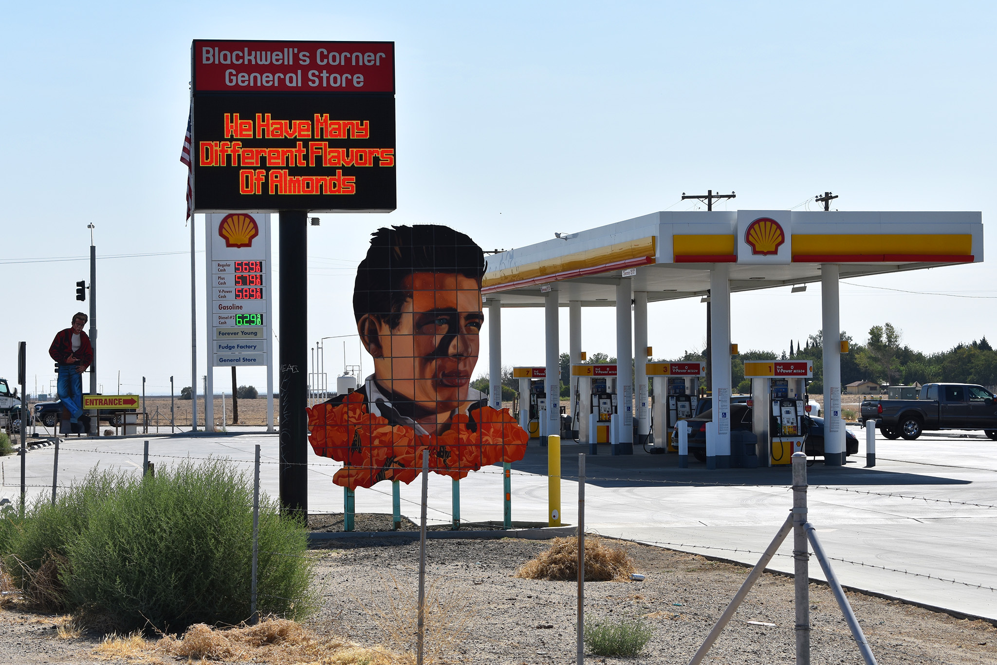 The California gas station and diner in the middle of nowhere that was James Dean’s final stop The California gas station and diner in the middle of nowhere that was James Dean’s final stop