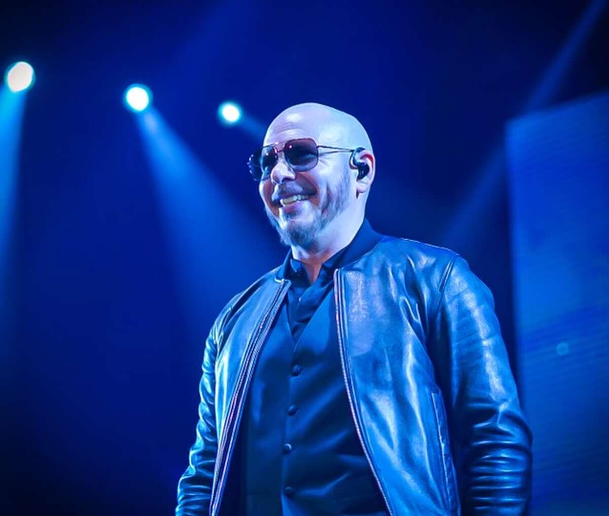 Pitbull and Iggy Azalea performed at Sames Auto Arena on Saturday, September 10. 